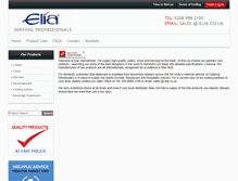 Tablet Screenshot of elia.co.uk